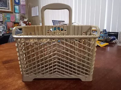 Maytag Dishwasher Silverware Utensil Cutlery Double Beige Basket Caddy • $14.99