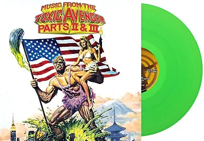 Toxic Avenger Parts II & III Green Vinyl LP Record - Christopher DeMarco / 2 3 • $69.99