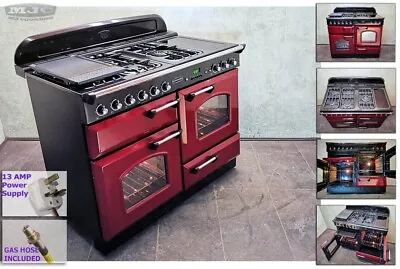 Refurb Rangemaster Classic 110 All GAS NG FSD RANGE COOKER Cranberry Red (4J22) • £995