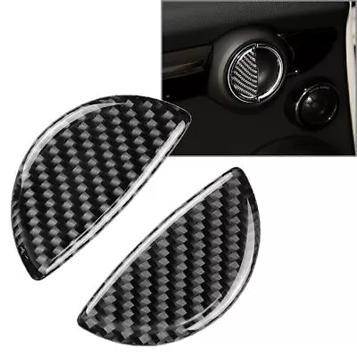 Carbon Fiber Car Door Handle Cover Trim For BMW Mini Cooper R55 R56 R60 R61 F55 • $9.80