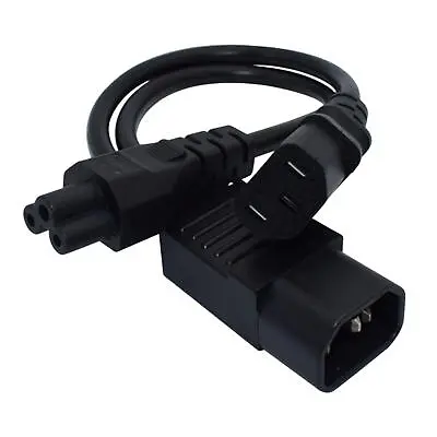 IEC320 C14 To IEC320 C13+C5 Y Splitter Power Power Adapter Pdu For Scanner • £7.40