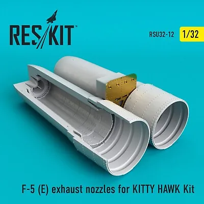 F-5E  Tiger II  Exhaust Nozzles For KittyHawk Kit ResKit RSU32-0012 Scale 1:32  • $22.04