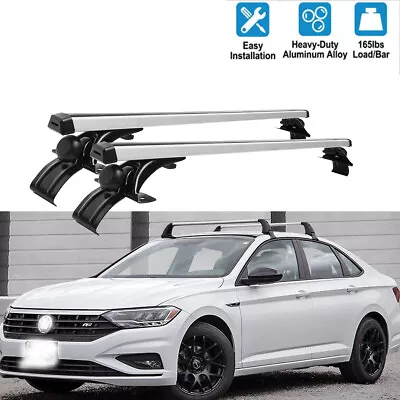 48  Car Top Roof Rack Cross Bar Luggage Cargo Carrier For VW Jetta 1980-2021 US • $159.83