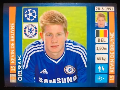 2013-14 Panini Champions League # 342 Kevin De Bruyne Chelsea Sticker • $12.74