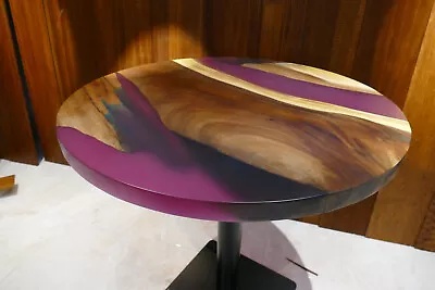 80cm Resin Coffee Table Round Resin Table Epoxy Resin Table Coffee Table • £690