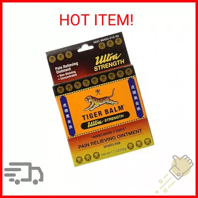 Tiger Balm Pain Relieving Ointment Sports Ultra 50g – Professional Size – Spor • $32.27