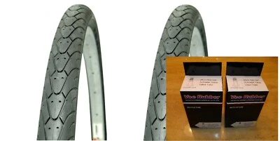 $37.99 • Buy Pair Of 26x1.75 Vee Rubber City Wolf Bicycle Tire Black V212 + 2  Inner Tubes