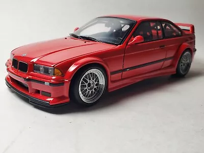 UT BMW M3 GTR 3 Series E36 Street Version 1:18 Scale Diecast Model Car Red • $269.95