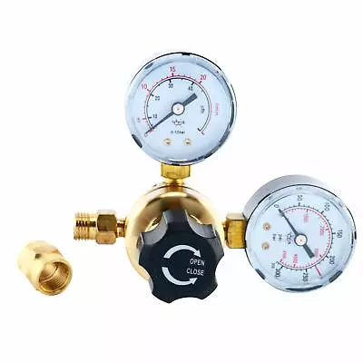 Argon CO2 Brass Regulators Gauges For Welding CGA580 Miller Lincoln Mig Tig • $26.88