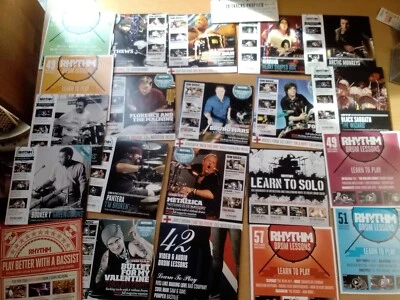 £8 • Buy 22 Rhythm Drumming Magazines CDs Only  Bundle Joblot 2011-2015