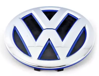 Genuine OEM VW Emblem Jetta-Hybrid 2015-2016 Front Grille Badge With Blue Trim • $69.95