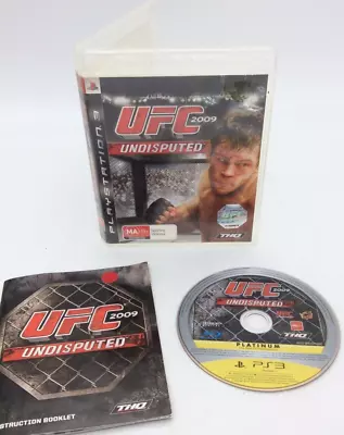 UFC 2009 Undisputed Video Game Manual Inc. Playstation 3 PAL • $7