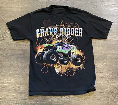 Grave Digger Monster Jam Size Medium Black Shirt Monster Trucks • $23.40