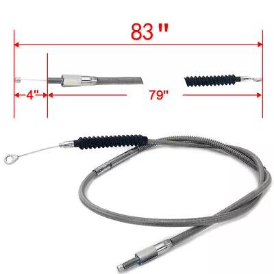 83  Clutch Cable For Harley Dyna Wide Glide Low Rider Road King Glide Softail • $47.97