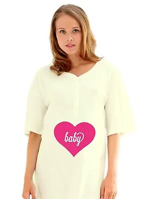 Emma Jane Maternity Nightshirt Nightie Nightdress 874 Love Bay Maternity-wear • £12