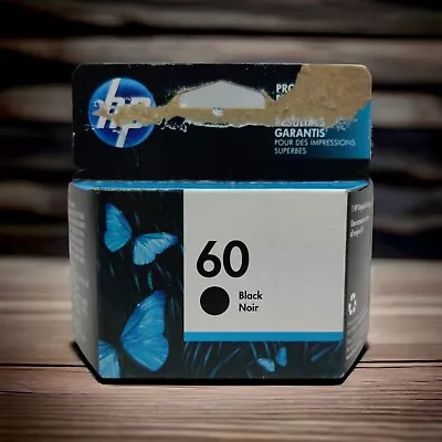 HP 60 Genuine Ink Cartridge CC640WN Black For Deskjet D1660 D2530 EXP 7/2022 • $13.99