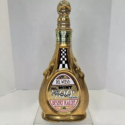 🏁🏁 Jim Beam Del Webb Mint 400 6th Annual Desert Rally Race Decanter EMPTY 🏁🏁 • $49.95