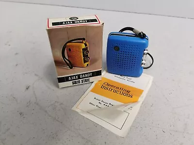 1960s Empire Made Solid State Ajax Dandy Micro Radio • $50.52