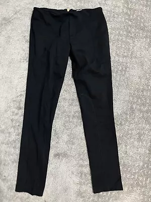 J. Crew Pixie Seamed Black Skinny Ponte Pants Sz 4 97643 • $13.40