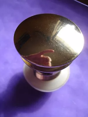 £38 • Buy BRASS Gold Colour Pop Up Wash Basin Sink Syphon Mushroom Waste Plug 