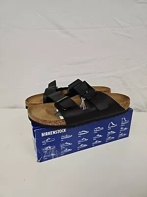 *NEW* BIRKENSTOCK Unisex Arizona BS Black Size 45 US Mens 12 (FREE SHIPPING) • $90