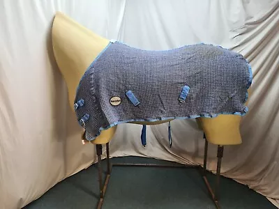 £11.99 • Buy Used 5'3 West Orchard Waffle Cooler Horse Rug #E809
