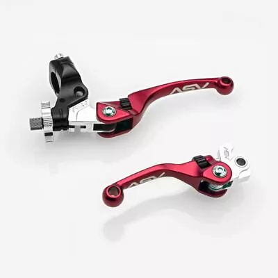 ASV Red F4 Quad Shorty Clutch + Brake Lever Pair Pack For Yamaha YFZ450 2003-06 • $200