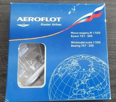 Herpa Aeroflot 767-300 1:500 New Condition 504478 • $55