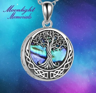 New Tree Celtic Always My Heart Cremation Urn Keepsake Ashes Memorial Necklace • $13.95