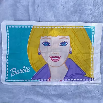 VTG Barbie Double Sided Pillowcase 1999 • $12