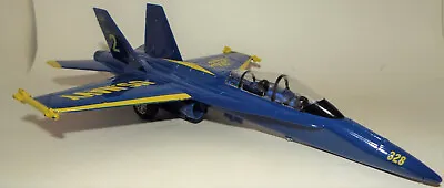 Die Cast USN F/A-18B Hornet Jet Fighter Aircraft / Blue Angels Colors Tail #2 • $20