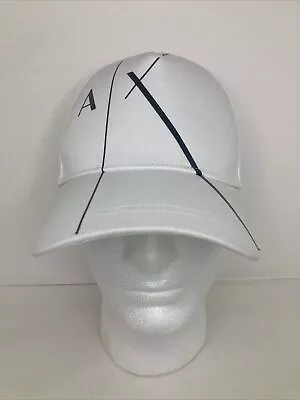 Armani Exchange White Baseball Cap Hat Snap Back Onesize 2R119 • $19.99