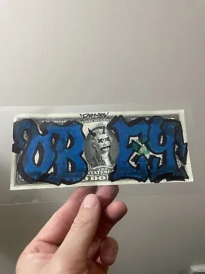 “OBEY” Artist $2 Dollar Bill Original Painting Graffiti Art Street Art • $24.99