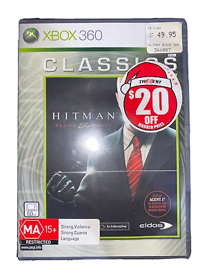 Mint Disc Xbox 360 Hitman Blood Money - Inc Manual - Like New - FREE & FAST POST • $16.48