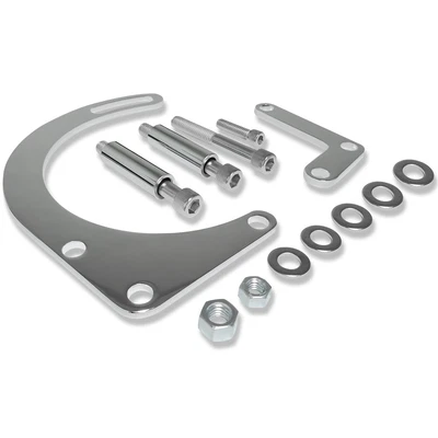 $28.99 • Buy Alternator Bracket For Low Mount SWP SB Chevy 283 305 327 350 383 400 Kit Chrome