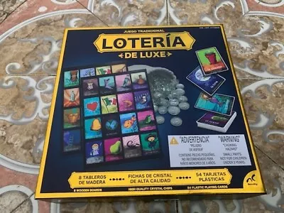 Loteria De Luxe Juego Tradicional Mexican Bingo Board Game - New - Sealed • $24