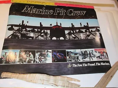 USMC U.S. Marines Poster ~;~ 24” X 20” Airplanes ~ Pit Crew ~~ Any Climb & Place • $24.50