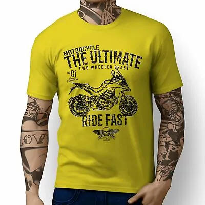 JL Ultimate Illustration For A Ducati Multistrada 1200S Motorbike Fan T-shirt • £19.99