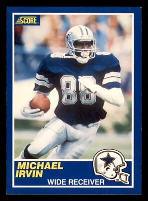 1989 Score #18 Michael Irvin Rookie RC • $3.99