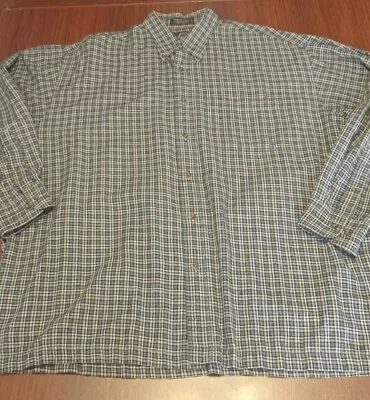 $11.40 • Buy BD Baggies Men's Long Sleeve Button Down Shirt XL Green Plaid English Twill