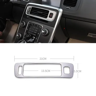 Stainless Steel Console Air Conditioning Vent Decoration Trim For Volvo V60 S60 • $14.85