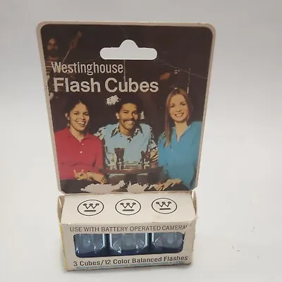 Vintage Westinghouse Flash Cubes 3 Cubes Sealed NOS Made In The USA New • $7.99