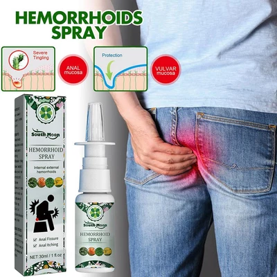 £3.94 • Buy Hemorrhoids Removal Spray Treatment Ointment Anal Fissure Pain Relief New