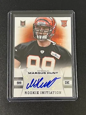 MARGUS HUNT 2013 Panini Momentum Rookie Initiation Autograph 246/299 BENGALS • $2.95