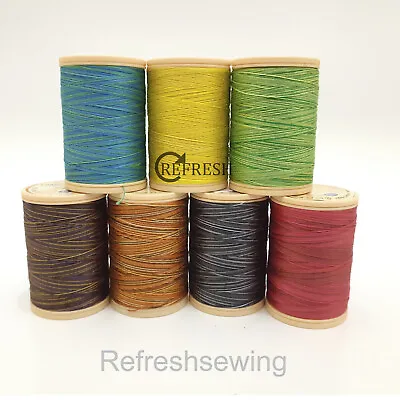 Coats Varigated Multi Coloured 100% Cotton Sewing Thread 350m Spool Ticket 40   • £8.49