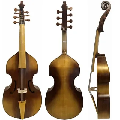 Baroque Style SONG Brand Maestro Basses 7 Strings 27  Viola Da Gamba #11933 • $585