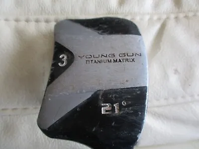 YOUNG GUN 3 HYBRID 21 Deg Loft - 31  Long Junior Golf Club RH Titanium Matrix  • £12