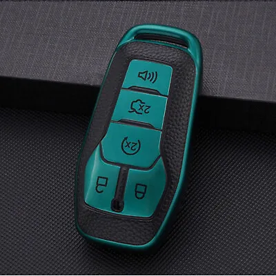 For Ford Mustang Lincoln MKZ Fob Cover Case Shell Holder TPU Remote Car Key • $6.83