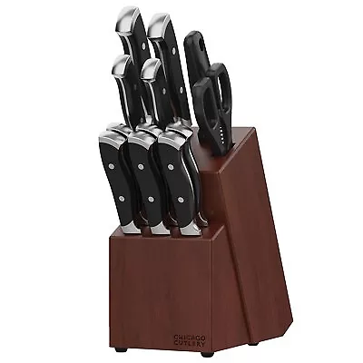 Chicago Cutlery 13pc Block Knife Set Armitage Brown • $37.99