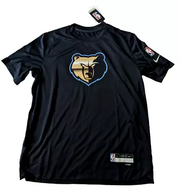 Nike Memphis Grizzlies City Edition Team Issue Shooting Shirt Mens L DN6492-010 • $79.99